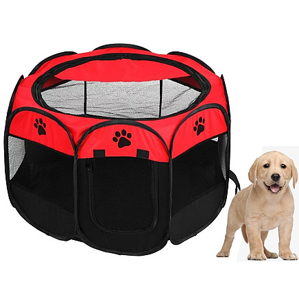 Collapsible dog pen pet bed cat cage large kennel lightweight
