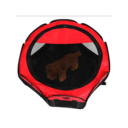 Collapsible dog pen pet bed cat cage large kennel lightweight