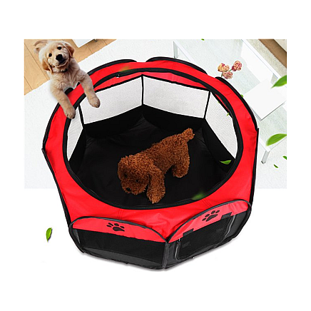 Collapsible dog pen pet bed cat cage large kennel lightweight