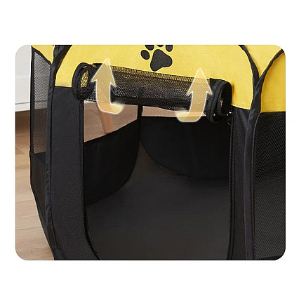 Collapsible dog pen pet bed cat cage large kennel lightweight