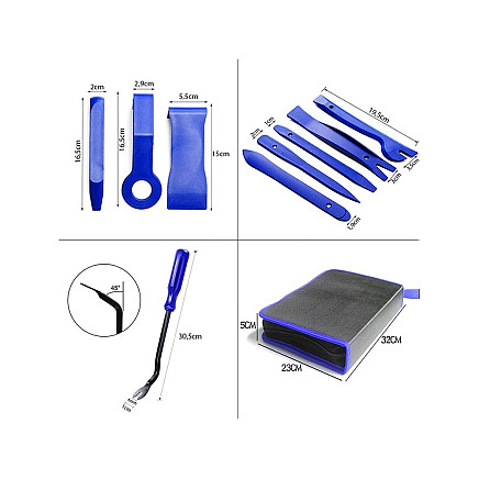 Upholstery pliers extractors radio clips