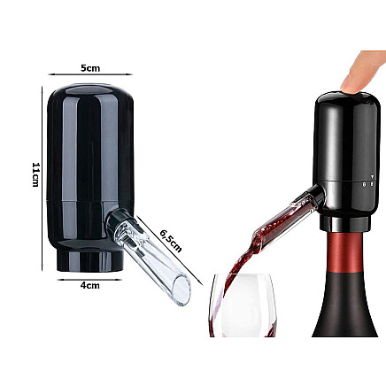 Electric wine dispenser led funnel pump liquid