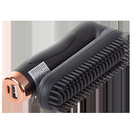 Straightener beard and hair comb brush