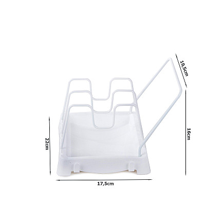 Dish drying rack lid rack