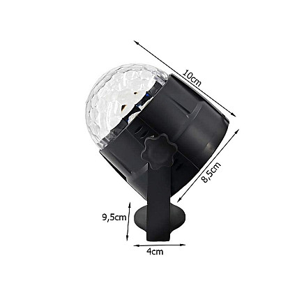 Disco ball led spotlight rgb projector