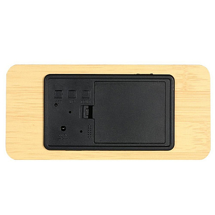 Electronic alarm clock thermometer hygrometer usb