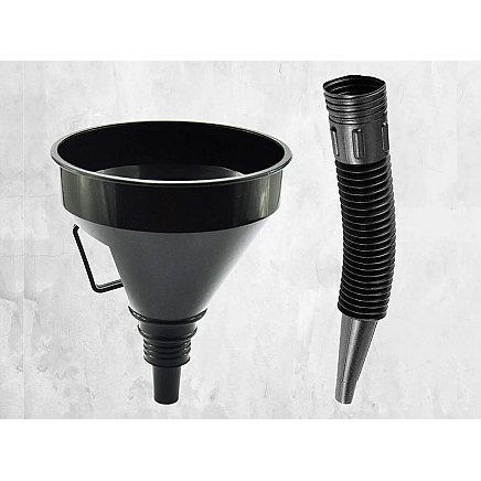 Fuel funnel oil tank large strainer