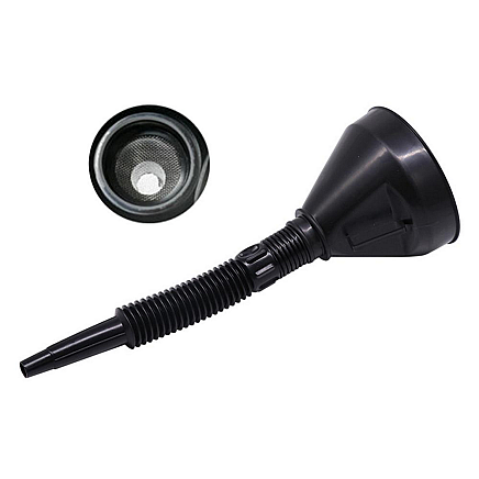 Fuel funnel oil tank large strainer