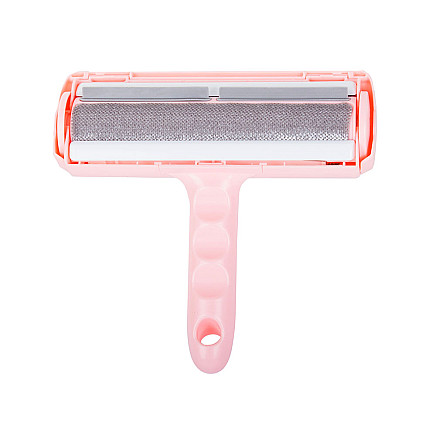 Brush roller roller for cleaning off dog hair