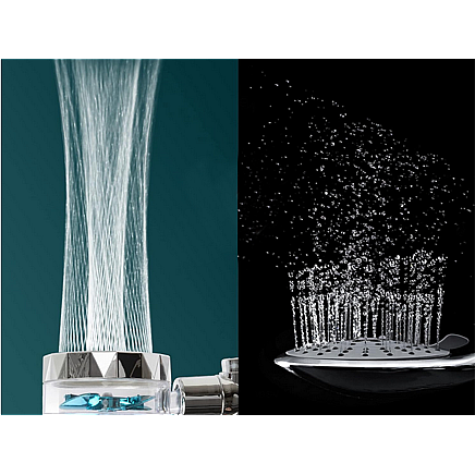 Ūdeni taupoša dušas klausule ar filtru, dažādas krāsas, bez šļūtenes