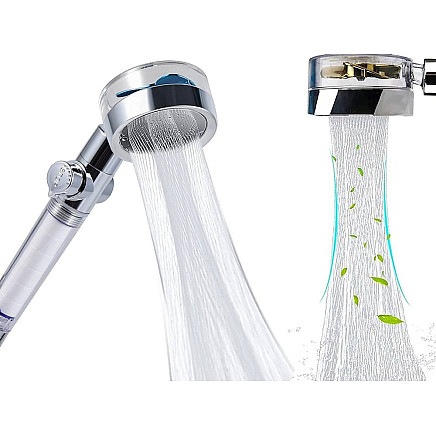 Ūdeni taupoša dušas klausule ar filtru, dažādas krāsas, bez šļūtenes