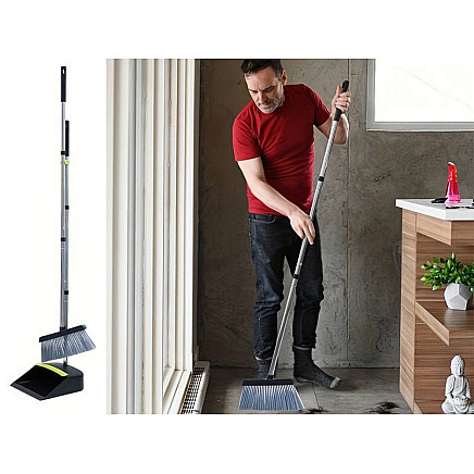 Sweeper dustpan sweeping kit stick cleaning brush lazy man