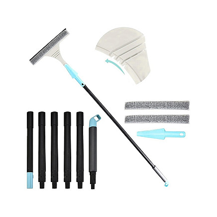 Window cleaner microfibre regulated length 160cm 2w1 package