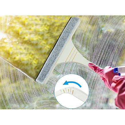 Window cleaner microfibre regulated length 160cm 2w1 package