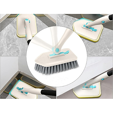 Multifunctional brush 3in1 set microfibre brush sponge multifunctional brush
