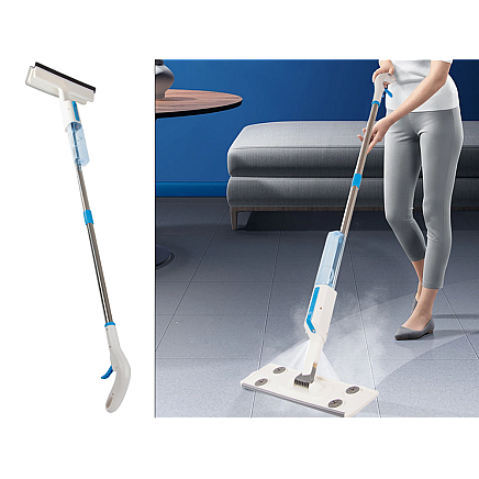 Flat mop with spray spray window washer 3x pads 2in1
