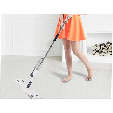 Flat mop with sprayer rolling solid spray 3x mikrofibra conductor