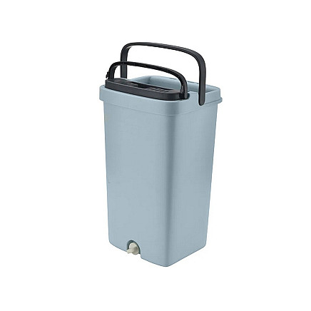 Flat mop with wringer wringer two-chamber floor mop 3x pads