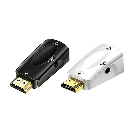 HDMI uz VGA adapteris ar audio mini jack