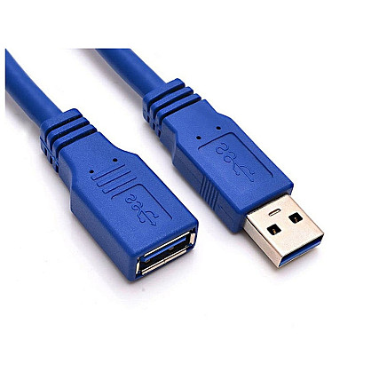 USB 3.0 pagarinātājs, ekranēts adaptera vads 1,5m
