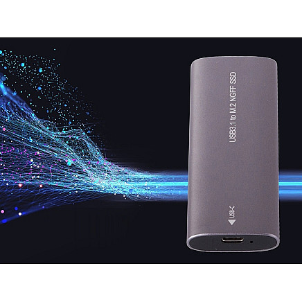 Hdd adapter box m.2 sata ngff usb 3.1 usb typ-c 2230-2280mm