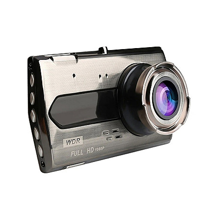 Full hd car camera with lcd display reversing video recorder
