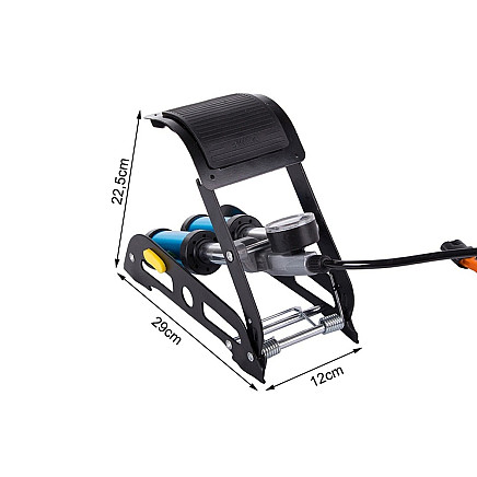 Automašīnas kāju sūknis dvīņu virzuļa gala vāciņi velosipēdu auto matraču...