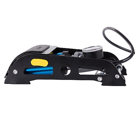 Automašīnas kāju sūknis dvīņu virzuļa gala vāciņi velosipēdu auto matraču...