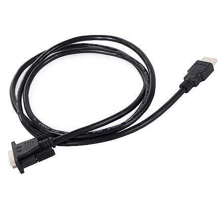 VGA-HDMI kabelis 2m ar zelta kontaktiem Full HD - 5907451352014 VGA-HDMI kabelis 2m ar zelta kontaktiem Full HD