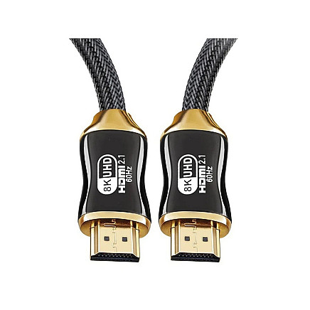 Hdmi 2.1 video cable ultra high speed 8k 60hz 4k 120hz hq gold 1.5m