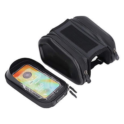 Bicycle frame pannier phone case bicycle waterproof