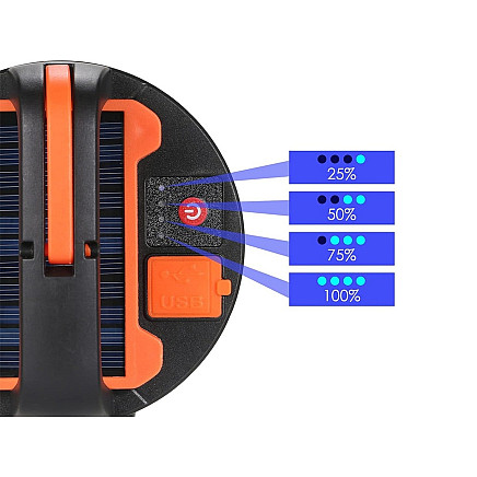 Camping camping lamp rechargeable led usb tourist solar hook