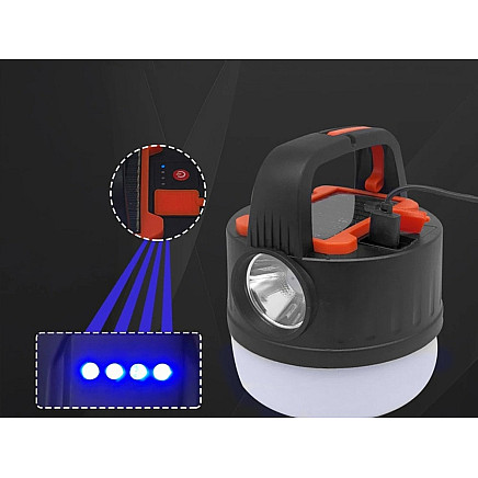 Camping camping lamp rechargeable led usb tourist solar hook