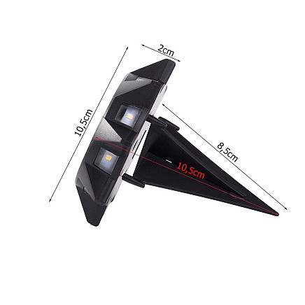 Garden lamp solar panel ground lamp with dusk sensor driven in