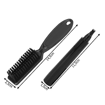 Beard thickening brush beard marker beard filler pen kit