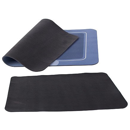 Ātri žūstošs neslīdošs vannasistabas paklājiņš, zils