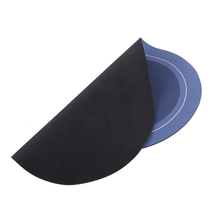 Ātri žūstoša neslīdoša vannas istabas paklājiņš, absorbējošs, zils