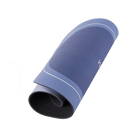 Ātri žūstoša neslīdoša vannas istabas paklājiņš, absorbējošs, zils