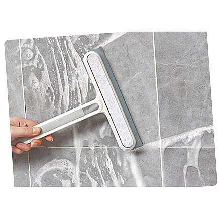 Window cleaner squeegee with handle window water brush groove brush