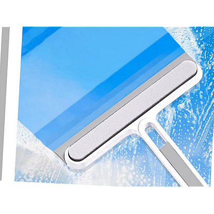 Window cleaner squeegee with handle window water brush groove brush