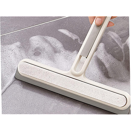 Window cleaner squeegee with handle window water brush groove brush