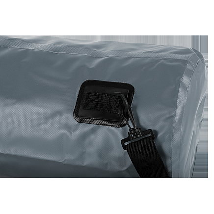 Ūdensizturīgs sausais maiss, mugursoma, kajakam, 20L, pelēks