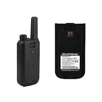 Walkie talkie baofeng bf-t17 radiotelefon kit talker 2pcs