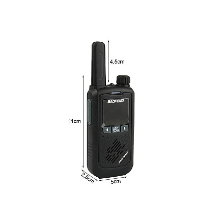 Walkie talkie baofeng bf-t17 radiotelefon kit talker 2pcs