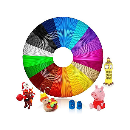 3d pla filament 20 x 20 m 400 metres colour packs kit