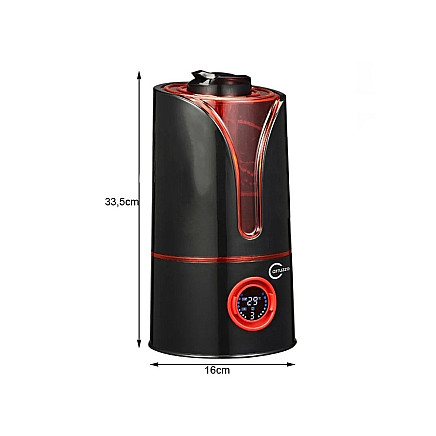 Ultraskaņas gaisa mitrinātājs un aromātu difuzors ar LED un taimeri