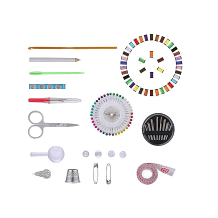 Sewing kit sewing kit needles thread pins large crochet hooks