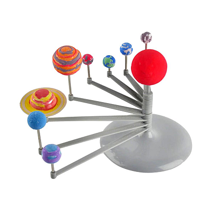 Creative painting set solar system educational model planets 3d