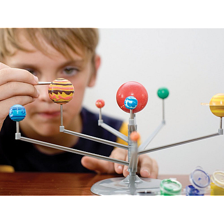 Creative painting set solar system educational model planets 3d