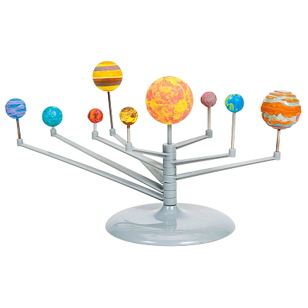 Creative painting set solar system educational model planets 3d
